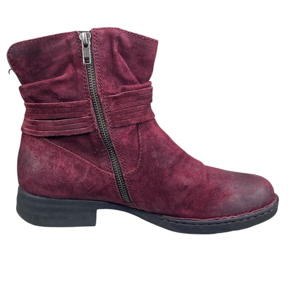 Born Women’s Cross Res Suede Distressed Ankle Boot Size US 9.5 - Picture 4 of 10